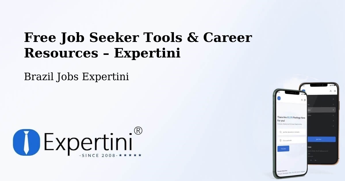Free Job Seeker Tools & Career Resources – Santos - Santos, Brazil Jobs Expertini