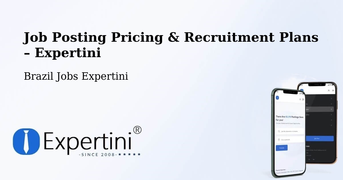 Job Posting Pricing & Recruitment Plans – Santos - Santos, Brazil Jobs Expertini